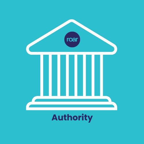 Authority icon representing Roar Digital’s off-page SEO and trust building