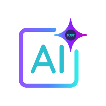 AI-powered local SEO illustration with Roar Digital logo, symbolising generative engine optimisation to enhance visibility in AI-driven search results.