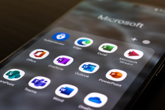 Microsoft work apps on iphone